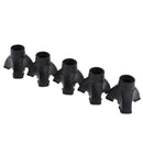 5Pcs Anti-skid and Wear-resisting Rubber Crutch Tips Walking Stick End Feet