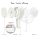 ABS Shelf Rack Shower Basket for Shampoo Holder Removable Bathroom/Dorm Wal