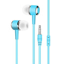 Universal In-Ear Earbuds Headsets Music Earphones 3.5mm Headphone (Blue) A
