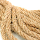 10M Twisted Burlap Jute Twine Rope Thick Natural Hemp Cord Sisal Rope 6mm