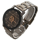 Luxury Men's Casual Stainless Steel Quartz Analog Wrist Watch Fashion Gift  S6A4