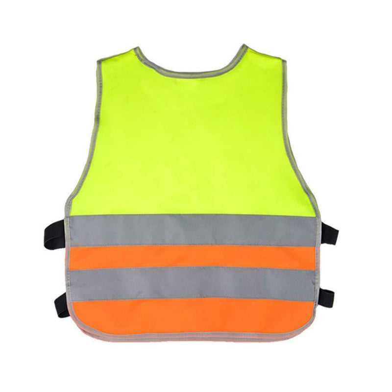 Kids Reflective Vest Traffic with Reflective Strips Outdoor Walking Age 3-12 S