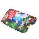 Christmas Door Carpet Anti-skid Shaggy Area Rug Soft Bedroom Floor Mat Dog