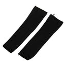 1 x Pair of Arms Sleeves Sleeves Anti-UV Black Sports Cycling W1Y7