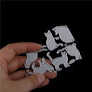 6pcs cat metal cutting dies stencil scrapbook paper cards craft embossing diy 3C