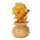 Mini Crystal Money Tree Feng Shui Traditional Bring Luck Wealth Home Decor  R6W8