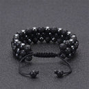 Lava Rock Bracelet Men's Bracelet Adjustable Natural Stone Healing Bracelet N8T5