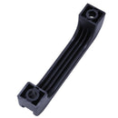 2 PCS D Shape Plastic Furniture Pull Handle Black H7W7
