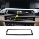 Carbon Fiber Style ABS Chrome Console Air-Conditioning Vent Cover Trim For