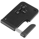 433MHz ID46 Chip 3 Button Folding Remote Key Fob for RENAULT Megane Scenic