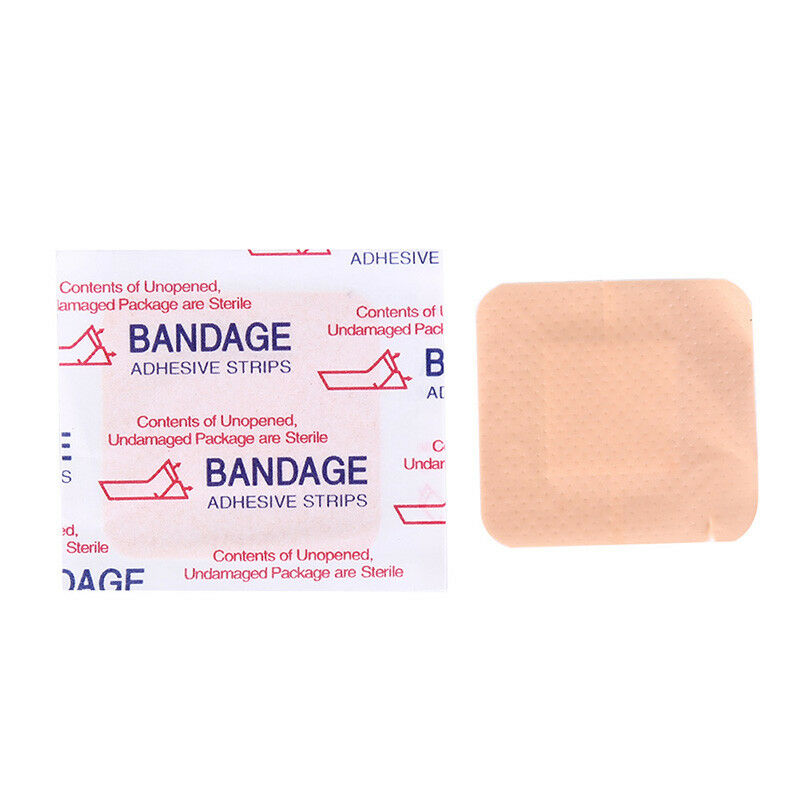 10pcs/lot flexible band aid plaster sterile hemostasis stickers 3.8cmx3.8cm B Ew