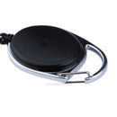 2X Black Retractable Pull Key Ring Chain Reel ID Lanyard Name Tag Card Hold hv2n