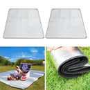 2x Aluminum Foil Sleeping Mattress Mat Pad for Camping Picnic 200x150cm