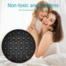 Push Bubble Fidget Sensory Toys Relief Stress Soft Squeeze Toys (Black)