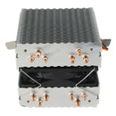 6X Pipe 4 Wire Single Fan With Blue Light Cpu Fan Cpu Heatsink For Intel 77