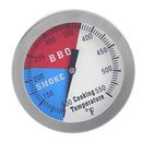 2Pieces BBQ Smoker Temperature Gauge Grill Thermometer for Meat Cooking