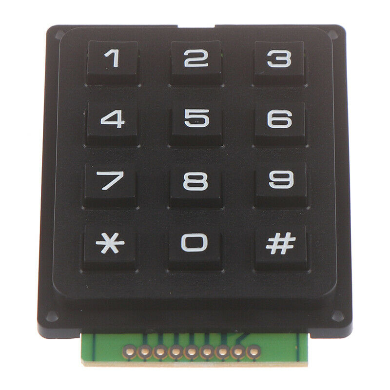 12Key Membrane Switch Keypad 3 x 4 Matrix Keyboard Module Membrane Switch Key Gw