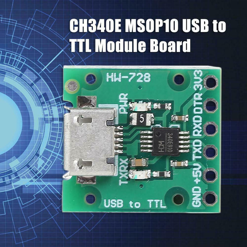 CH340E MSOP10 USB to TTL Module Board Can be Used as PRO Mini Downloader