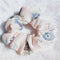 16pcs Hair Scrunchies Band Elastic Ties Big Floral Ponytail Holder Pack F. Women