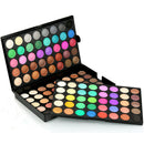 120 Color Glitter Matte Eyeshadow Palette Smoky Eye Makeup Glitter Pigment