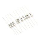 10pcs Glass Tube Fuse Axial Leads 3.6*10mm 1A Slow Blow FT