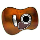 Music Guitar Body Belt Buckle Zinc Alloy Metal Country Western Classic