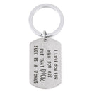 Creative Boyfriend KeyRing Key Chain Jewelry Gift I Love You For Who You Are MO