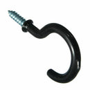 50 Pcs 1.1 inch Cup Mug Hooks Shouldered Metal Screw-in plastic coated Hang S3Z8