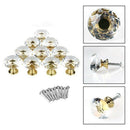 Diamond Shape Crystal Glass 30mm Kitchen Cabinet Door Drawer Knob Cupboard  L9A3
