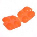 portable plastic container 4 eggs holder folding egg storage box handle case M&O