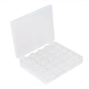 25 Pieces x Sewing accessories Plastic Bobbin Spools Thread Rope + Box pack P4Q8