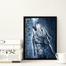 5D DIY Full Drill Diamond Painting Cross Stitch Home Decor Gift (A921 Wolf)