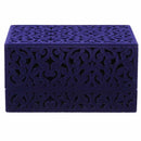 Hollow Engagement Wedding Jewelry Box Holder Display Gift Pendants Box Blue