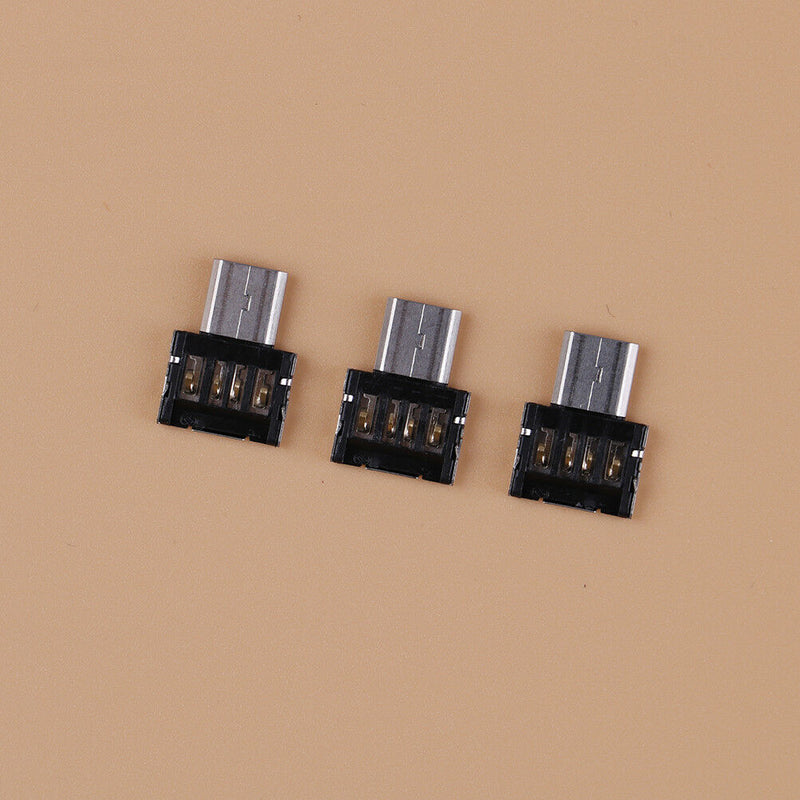 3Pc Micro usb male to usb female otg adapter converter for phone tablet mouse  Z