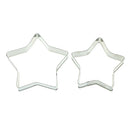 5pcs five-pointed star stainless steel cookie cutter cake biscuit diy mould JR