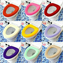 Bathroom Toilet Seat Closestool Washable Soft Warmer Mat Pad Mat Cover Cush G8O8