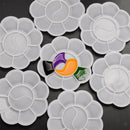 20x 10 Well Plastic Paint Palette For Art Oil Watercolor Paints Mixing Color