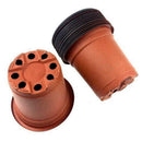 10 Pcs Flower Pots Flowerpot Garden Unbreakable Plastic Nursery Pots Decors O7G9
