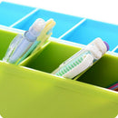 Plastic Desktop Desk Organizer Office Pen Pencil Holder Makeup Storage Tray