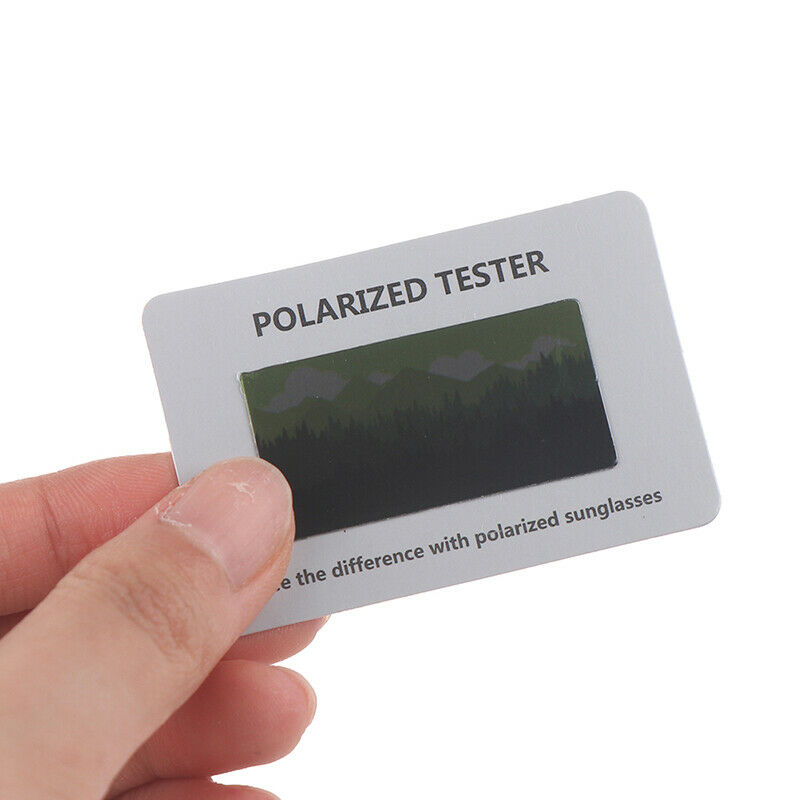 10Pcs Anti Blue Light Purple Test Card Glasses Reusable Polarized Vision T Nw