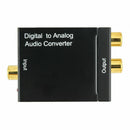 Digital Optical Toslink SPDIF Coax to Analog RCA Audio Converter Adapter wi