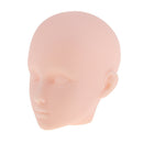 5 Piece Normal Skin Tone Bold Headsculpt Female Ball-Jointed Head Without Eyes
