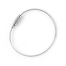 5 Wire Keychains Cable Key Ring Outdoor Hiking Survival Gear Stainless Steel AU