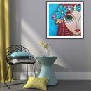 5D DIY Special Shaped Diamond Painting Girl Cross Stitch Mosaic Kits Decor