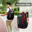 Waterproof Outdoor Backpack Sports Bag for Hiking Travel Camping (Black)