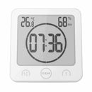 Bathroom clock waterproof shower clock timer sucker digital LCD display the