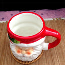 Green + Coffee Vessel Christmas Cartoons Ceramic Cups Milk Coffee Water cup