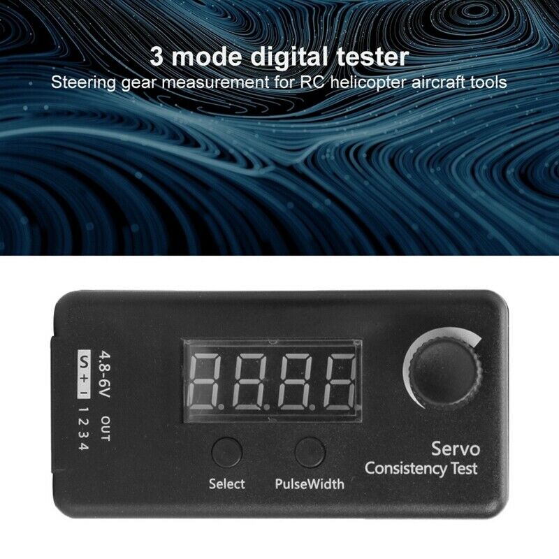 Mini 3 Modes Digital Servo/ESC Consistency Tester Steering Gear Measurement V7E5