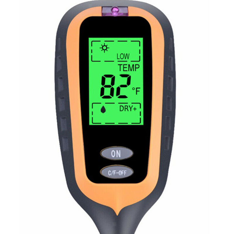 4in1 Soil  Water PH Moisture Light Temp Test Meter Garden Plant Flower