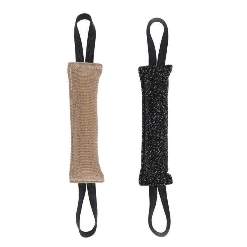 2X Durable Dog Bite Tug - Safe Biting Pad with Comfortable & Strong Handles -